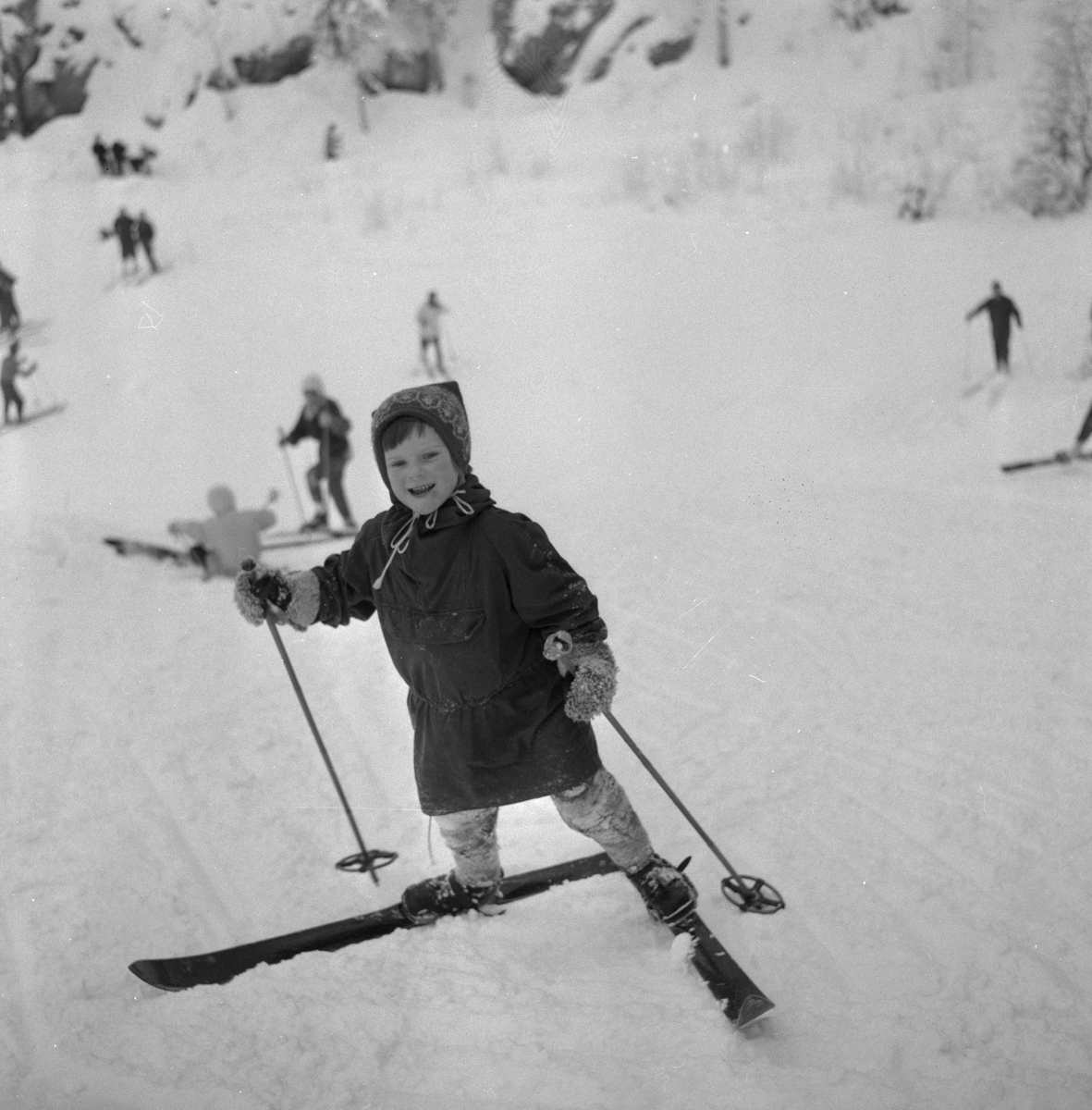 Örebro Kuriren, Images from Ånaboda. January 19, 1959.