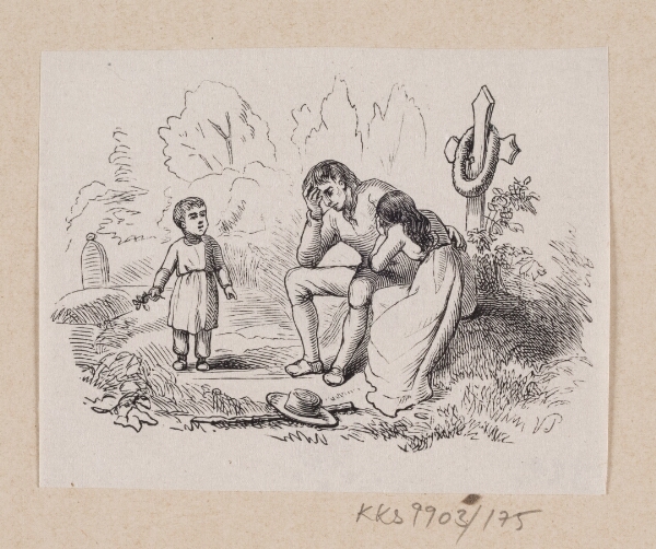 H.P. Hansen, Illustration til "Den sidste Perle" i H.C. Andersen, "Eventyr og Historier", Bind 2