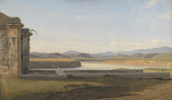 C.W. Eckersberg, Parti ved Fontana Acetosa