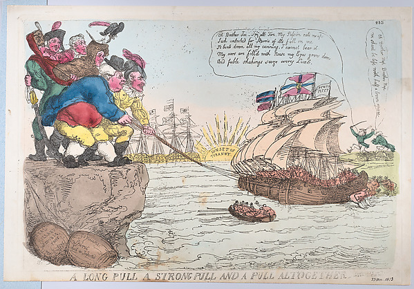 Thomas Rowlandson, A Long Pull A Strong Pull and a Pull Altogether