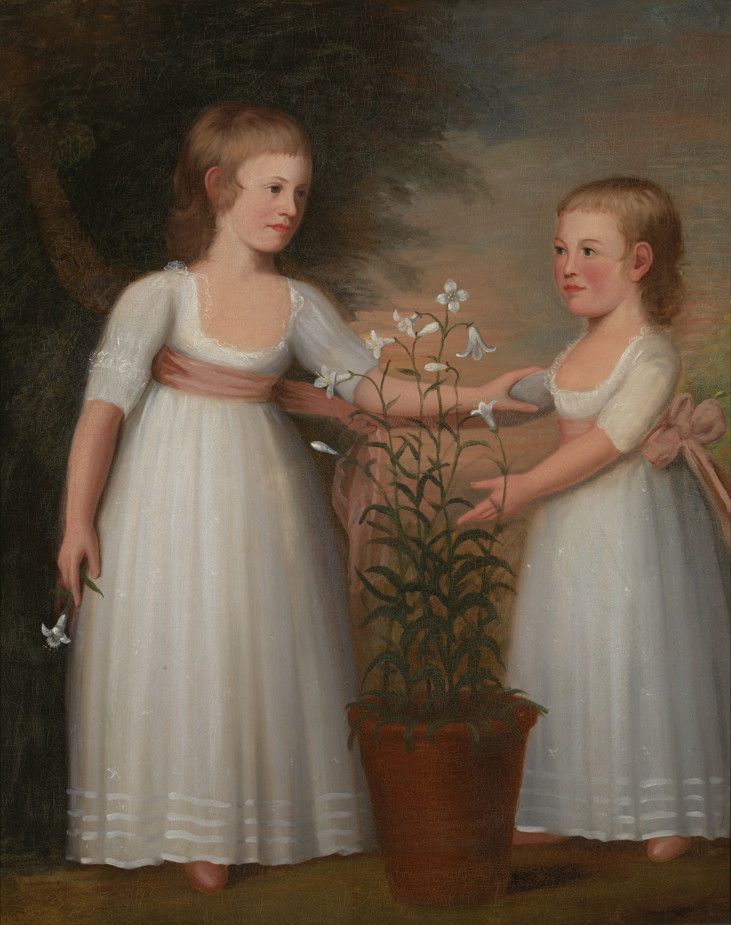 Edward Savage, The Davis Children (Eliza Cheever Davis and John Derby Davis)