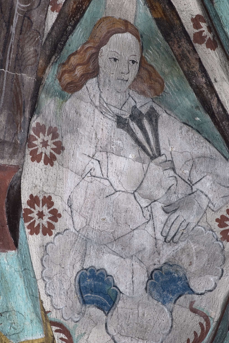 Bengt Backlund, Kalkmålning i Härkeberga kyrka, Uppland 2009