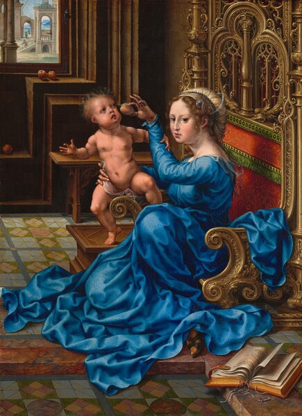 Jan Gossaert, Madonna and Child