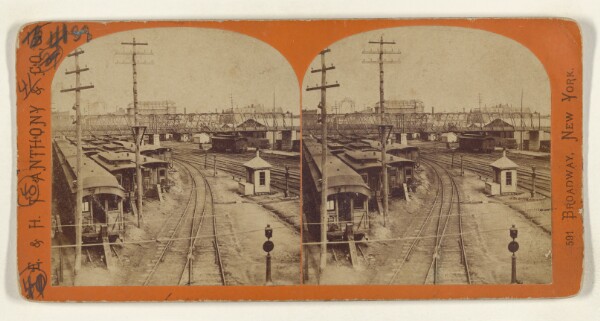 Edward and Henry T. Anthony & Co., Train Yard - 43rd St. amd 4th Ave. [New York City]