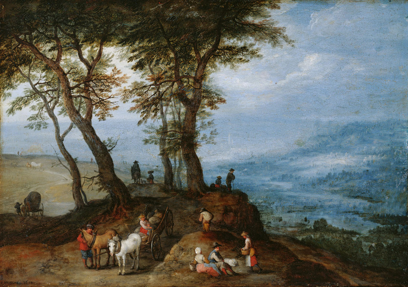 Jan Brueghel the Elder, Going to the Market