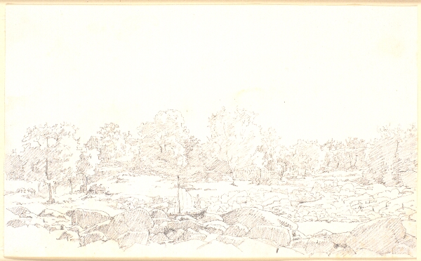 Christen Købke, Landskab fra Bornholm