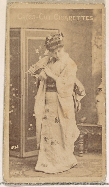 W. Duke, Sons & Co., Card Number 25, Geraldine Ulmer, from the Actors and Actresses series (N145-1) issued by Duke Sons & Co. to promote Cross Cut Cigarettes