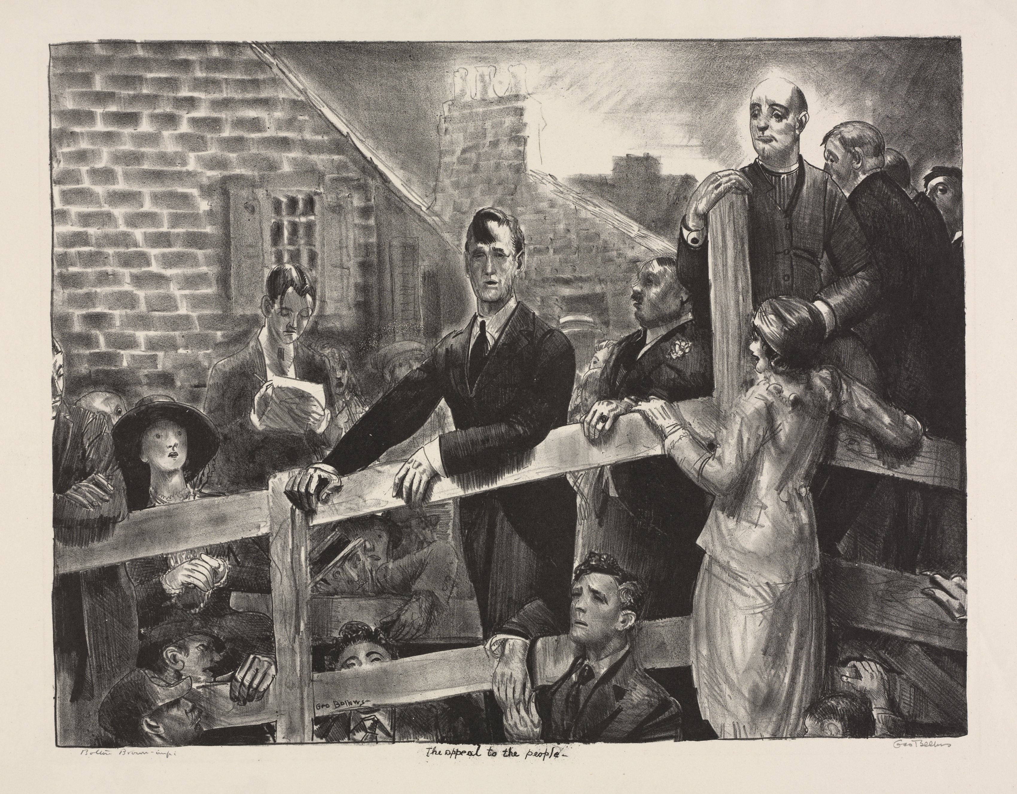 George Bellows, The Appeal to the People