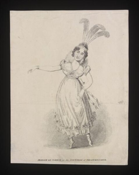 Unknown, Madam Le Clerck as the Countess of Troquencoeur