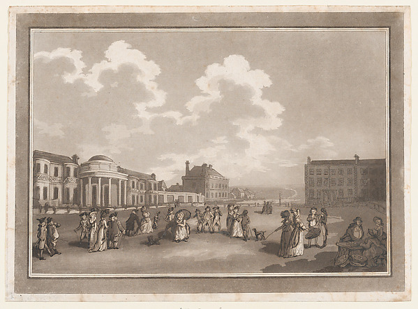 Thomas Rowlandson, The Steine (An Excursion to Brighthelmstone)