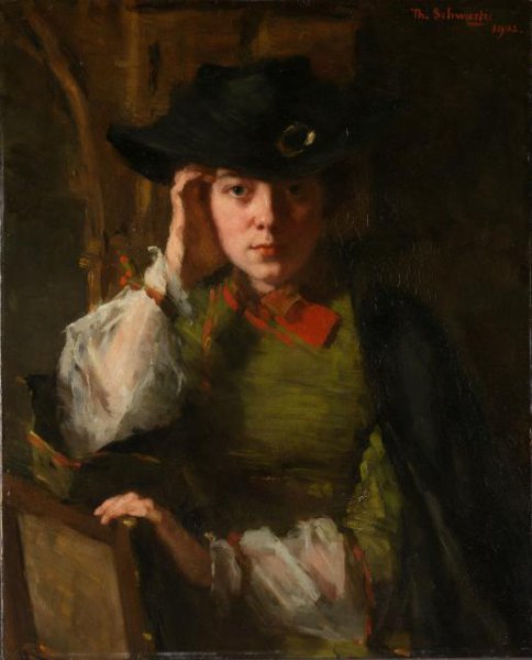 Thérèse Schwartze, Portrait of Lizzy Ansingh