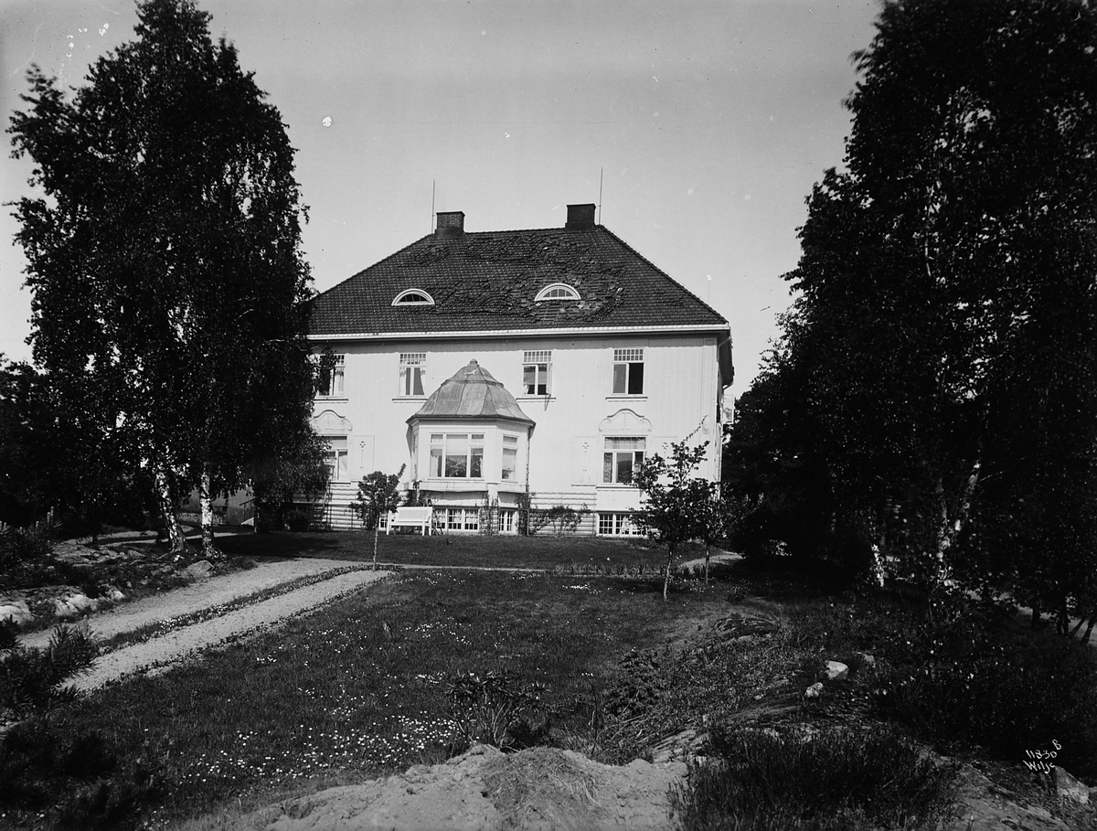 Anders Beer Wilse, Konv: Engene / diretørbolig Nitroglycerin compagniet bygde den første nitroglyserinfabrikk- en på Lysaker ved Oslo i 1865. I 1875 ble Engene dynamitt- fabrikk og krutverk flyttet t