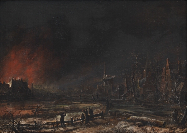 Aert van der Neer, Ildebrand en vinternat