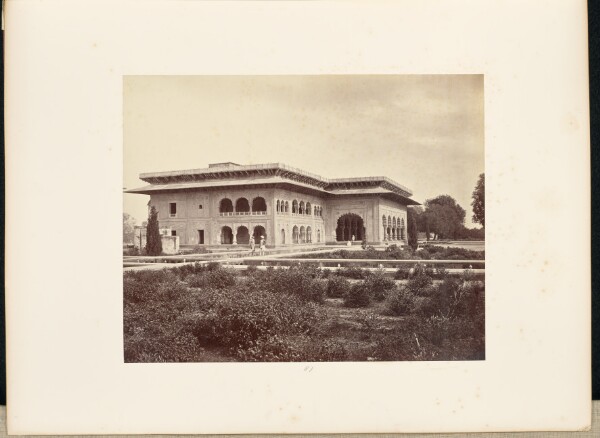 Samuel Bourne, Deig; The Gopal Bhowun (Palace) from the Garden