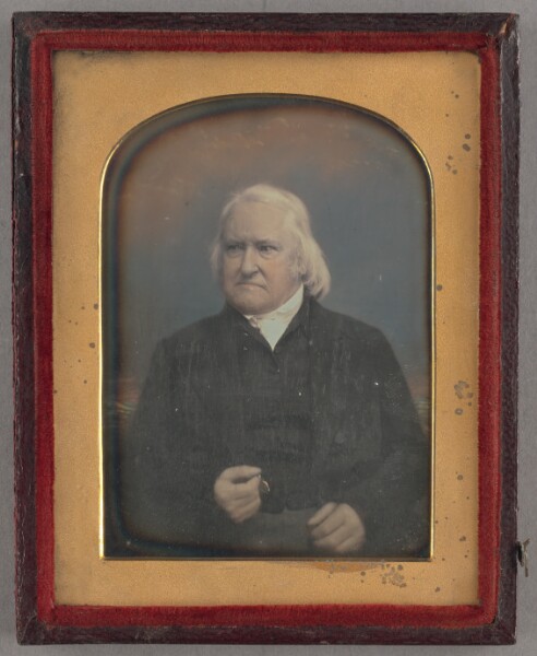 Unknown, [Portrait of an Elderly Man with Long White Hair]