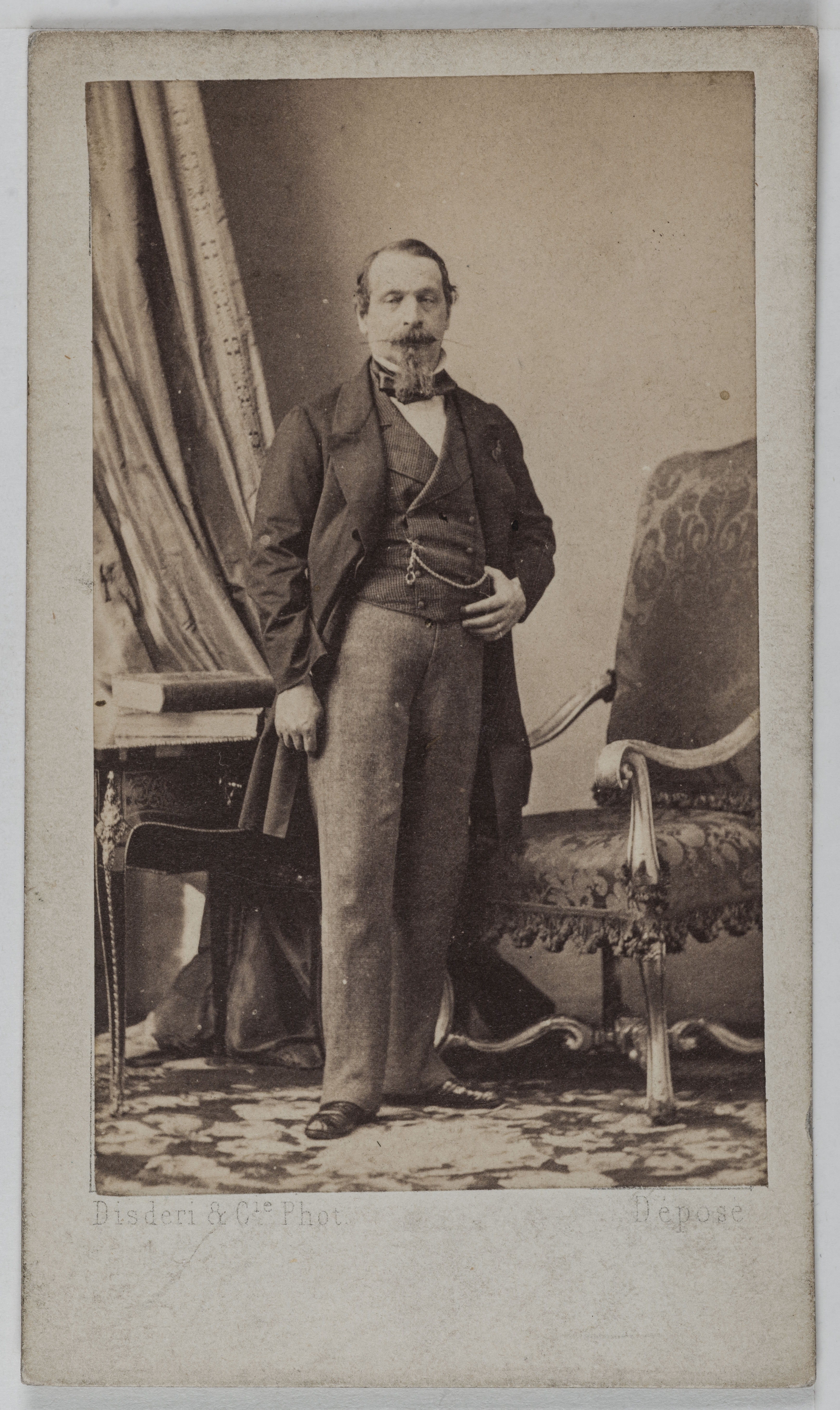 Disderi & Cie, Portrait de Charles Louis Napoléon Bonaparte (1808-1873), dit Napoléon III, Empereur des Français.