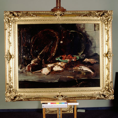 Willem Roelofs (II), Stilleven met vissen
