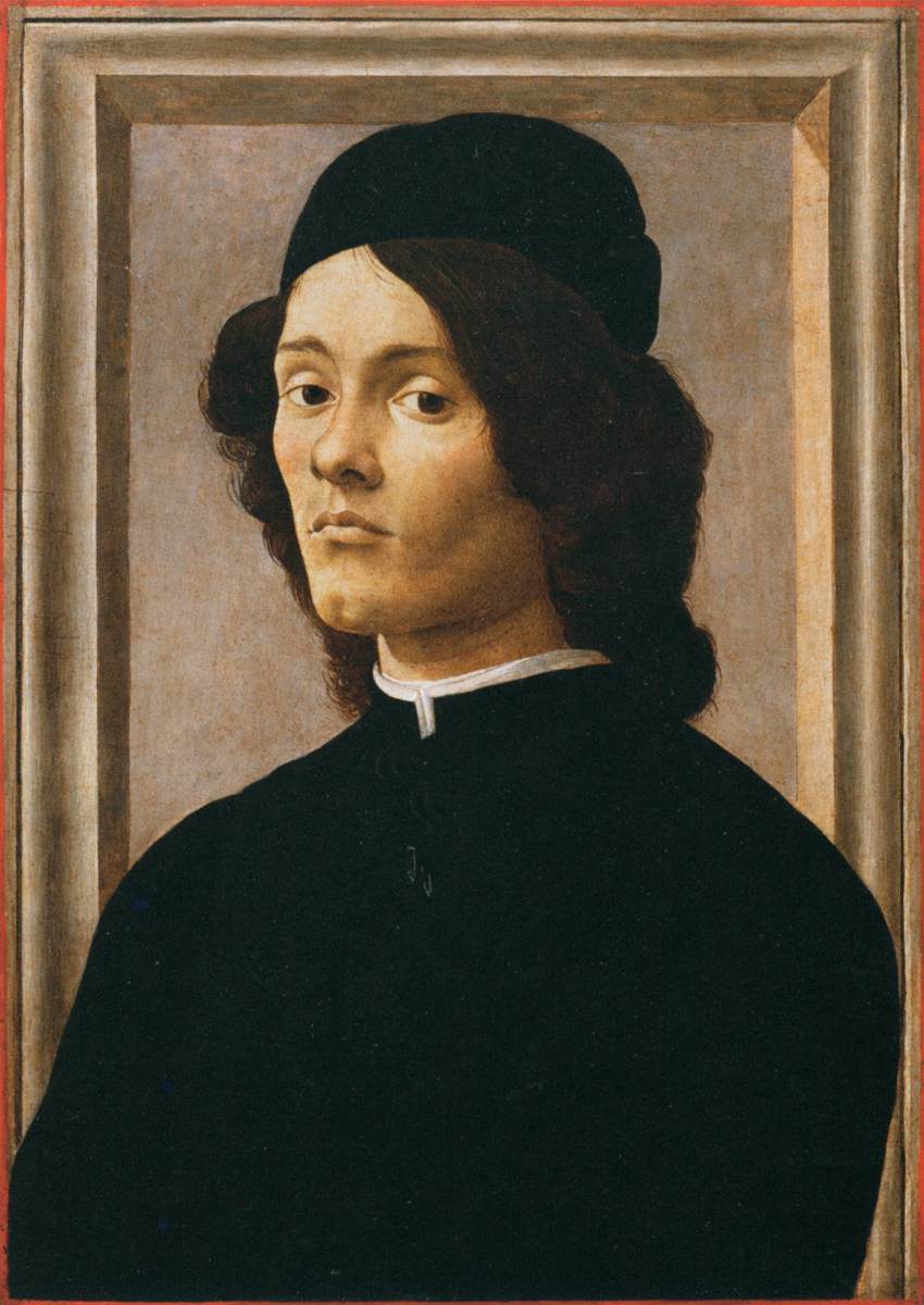 Sandro Botticelli, Portrait of a Young Man