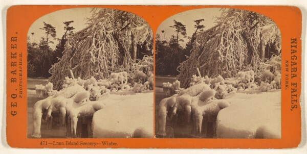 George Barker, Luna Island Scenery - Winter.