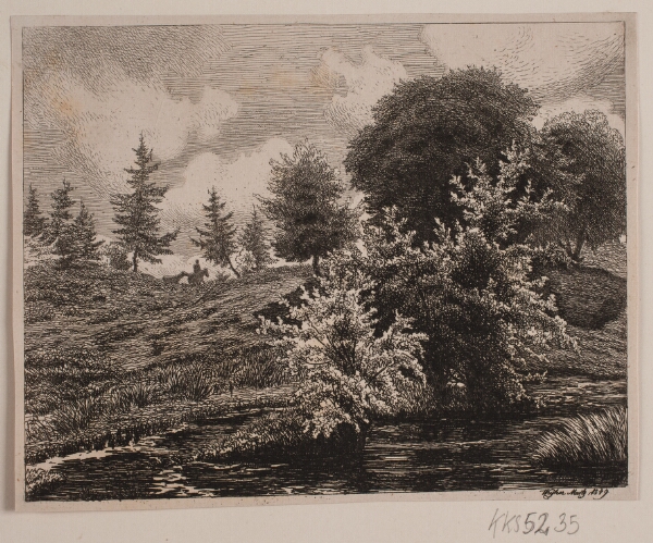Vilhelm Kyhn, Bakker ved en mose