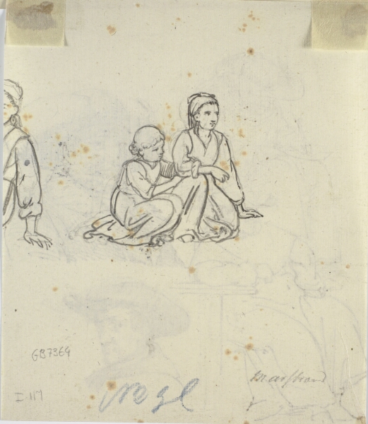 Wilhelm Marstrand, To børn