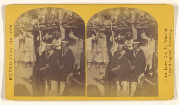 Timothy H. O'Sullivan, The two "Beauties." Zuni Indian belles, 16 and 18 years of age.