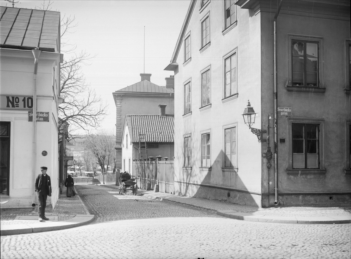 Alfred Dahlgren, Klostergatan - Svartbäcksgatan, Uppsala 1901 - 1902