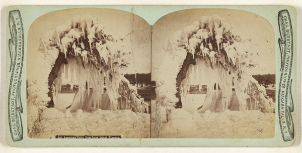 Charles Bierstadt, American Falls, from Luna Island, Niagara.