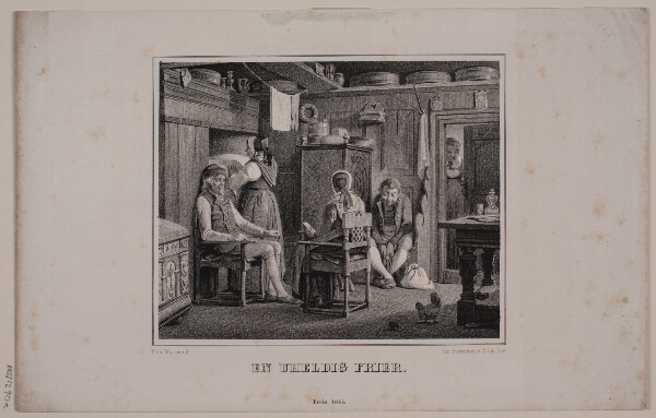 Wilhelm Marstrand, En uheldig Frier