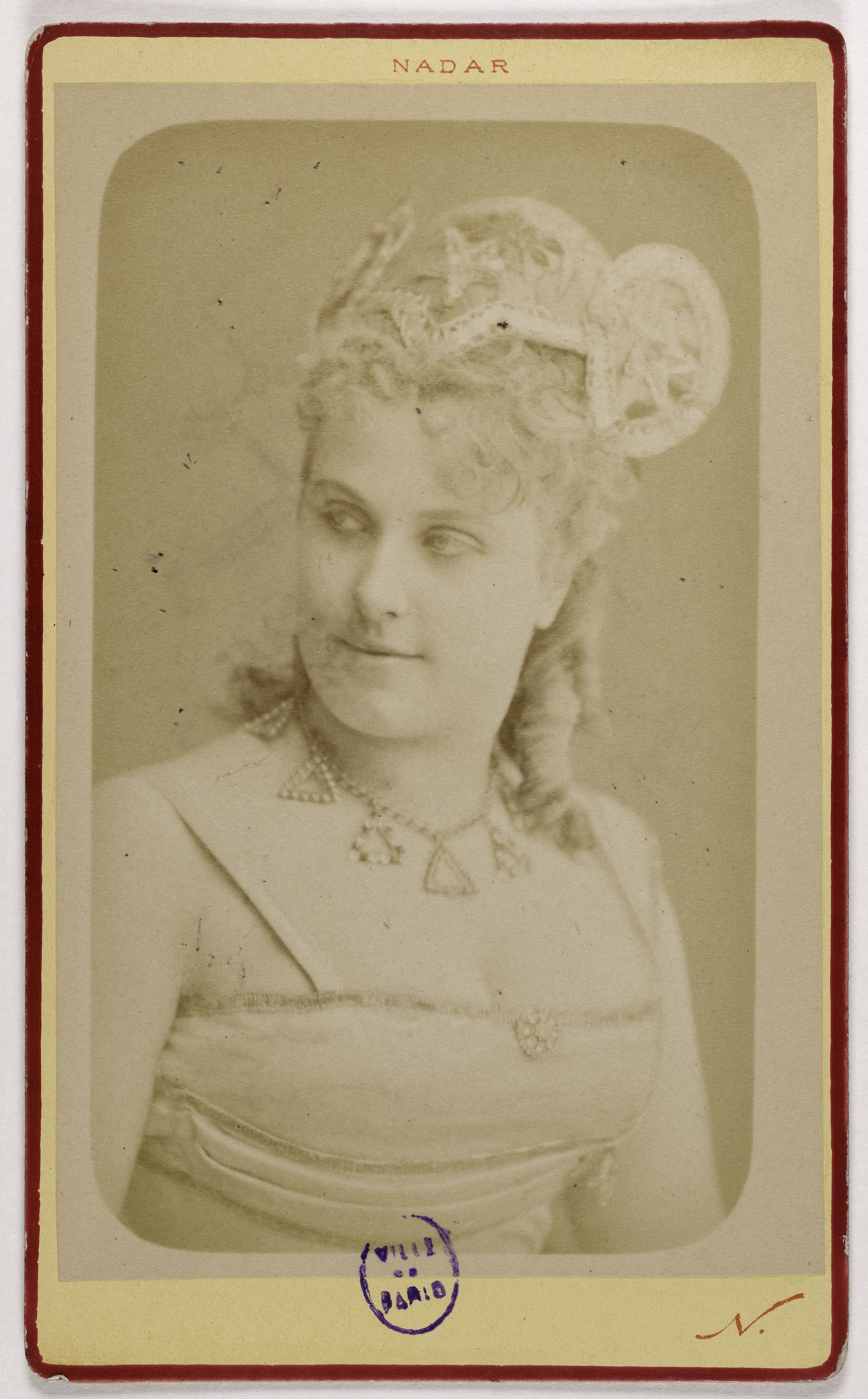 Atelier Nadar, Portrait de Blum (actrice)