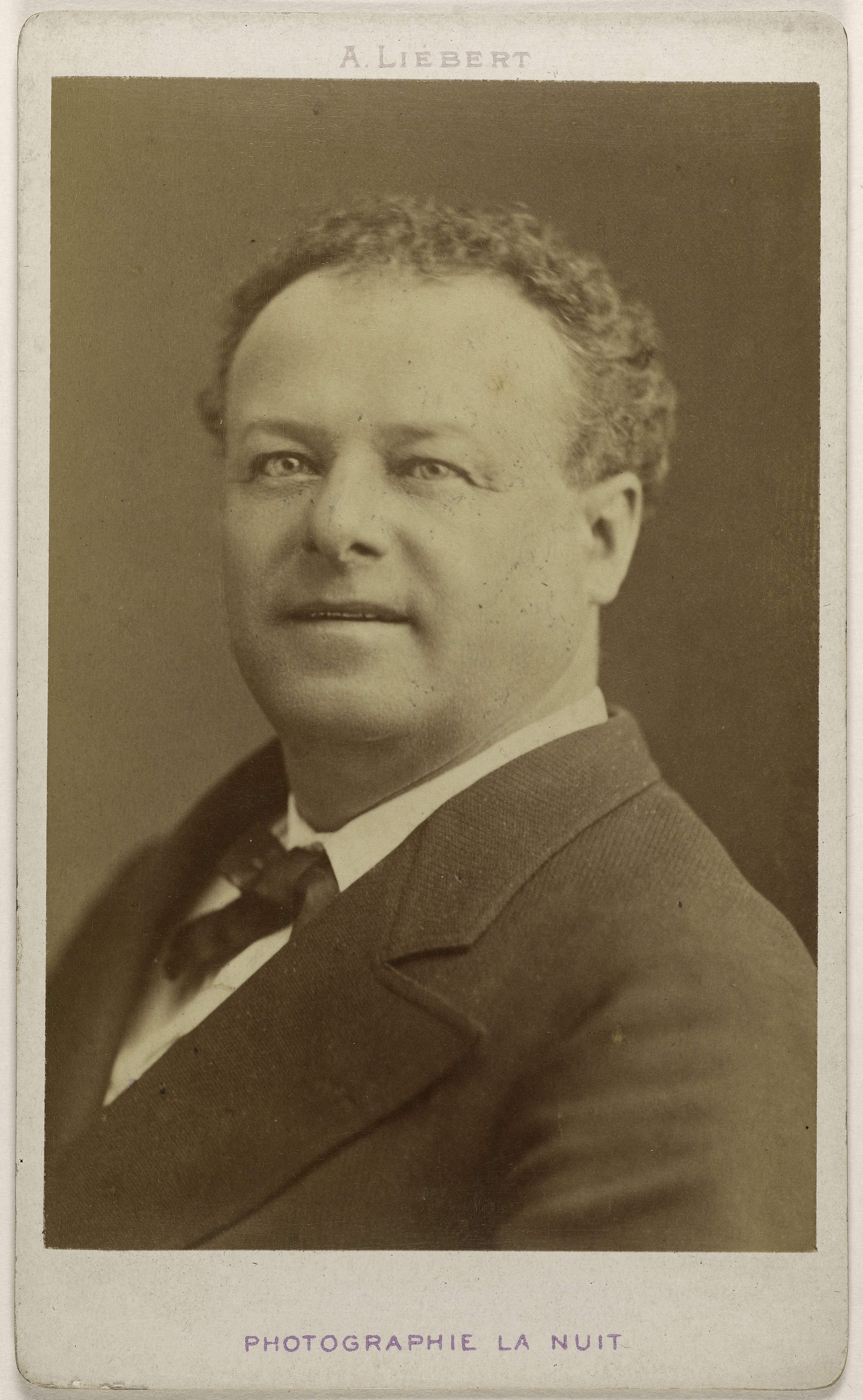 Alphonse Liébert, Portrait de Berthelier, Jean-François Philibert, (1830-1888), (acteur, chanteur)