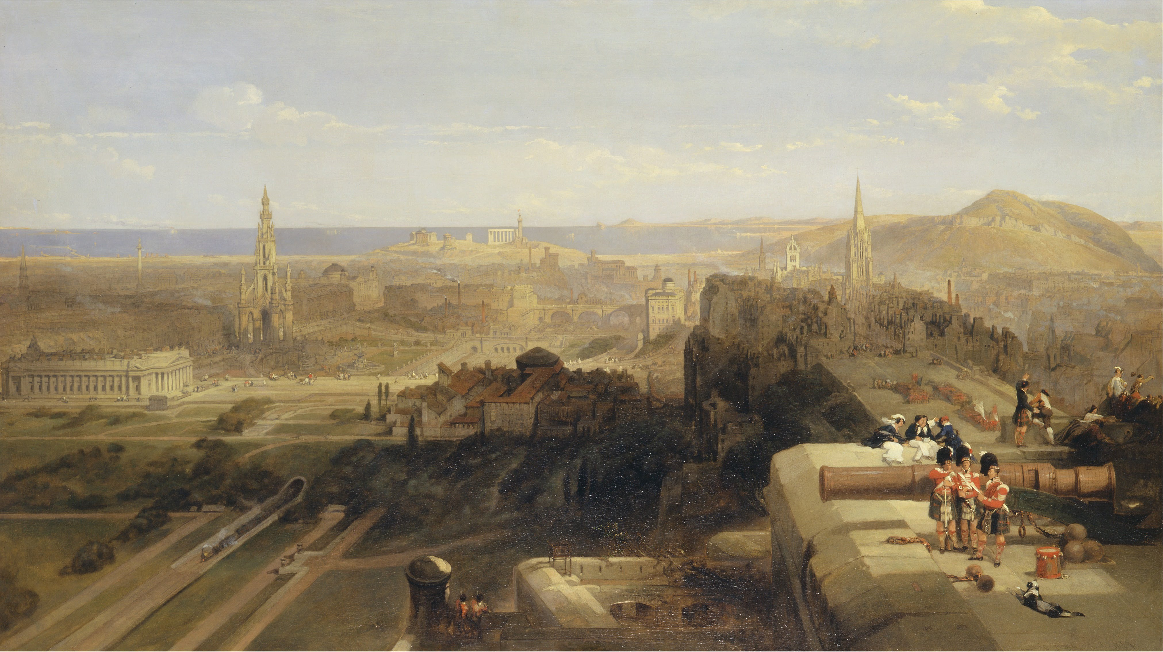 David Roberts, Edinburgh from the Castle