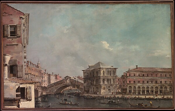 Francesco Guardi, The Grand Canal above the Rialto