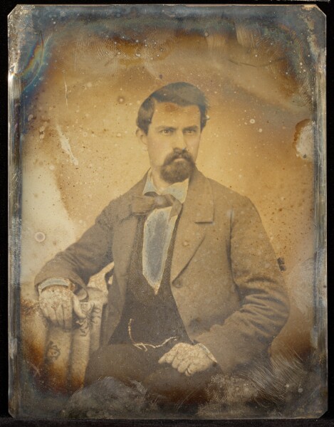 Jacob Byerly, [Portrait of a Seated Man with Van Dyke Beard]