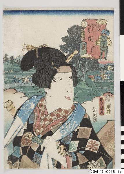 Utagawa Kunisada (Toyokuni III), Träsnitt, Bildkonst, Print, Woodcut, Woodblock