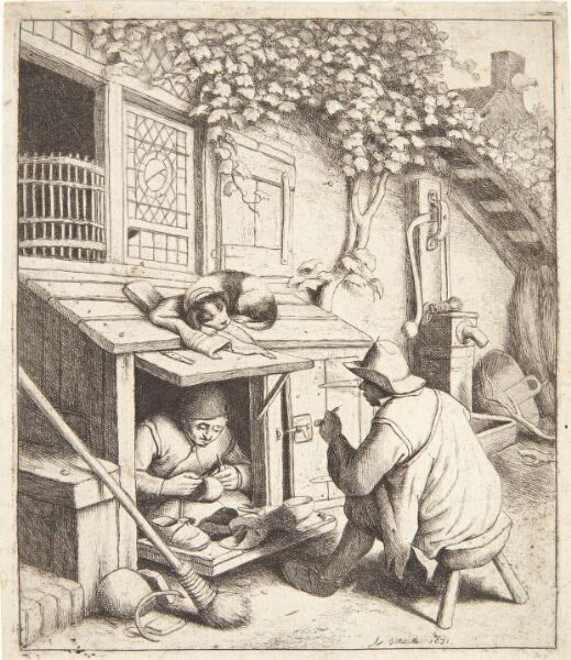 Adriaen van Ostade, Skomageren