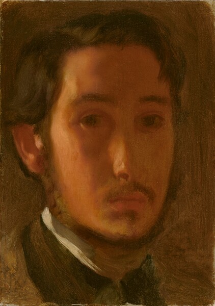 Edgar Degas, Self-Portrait with White Collar