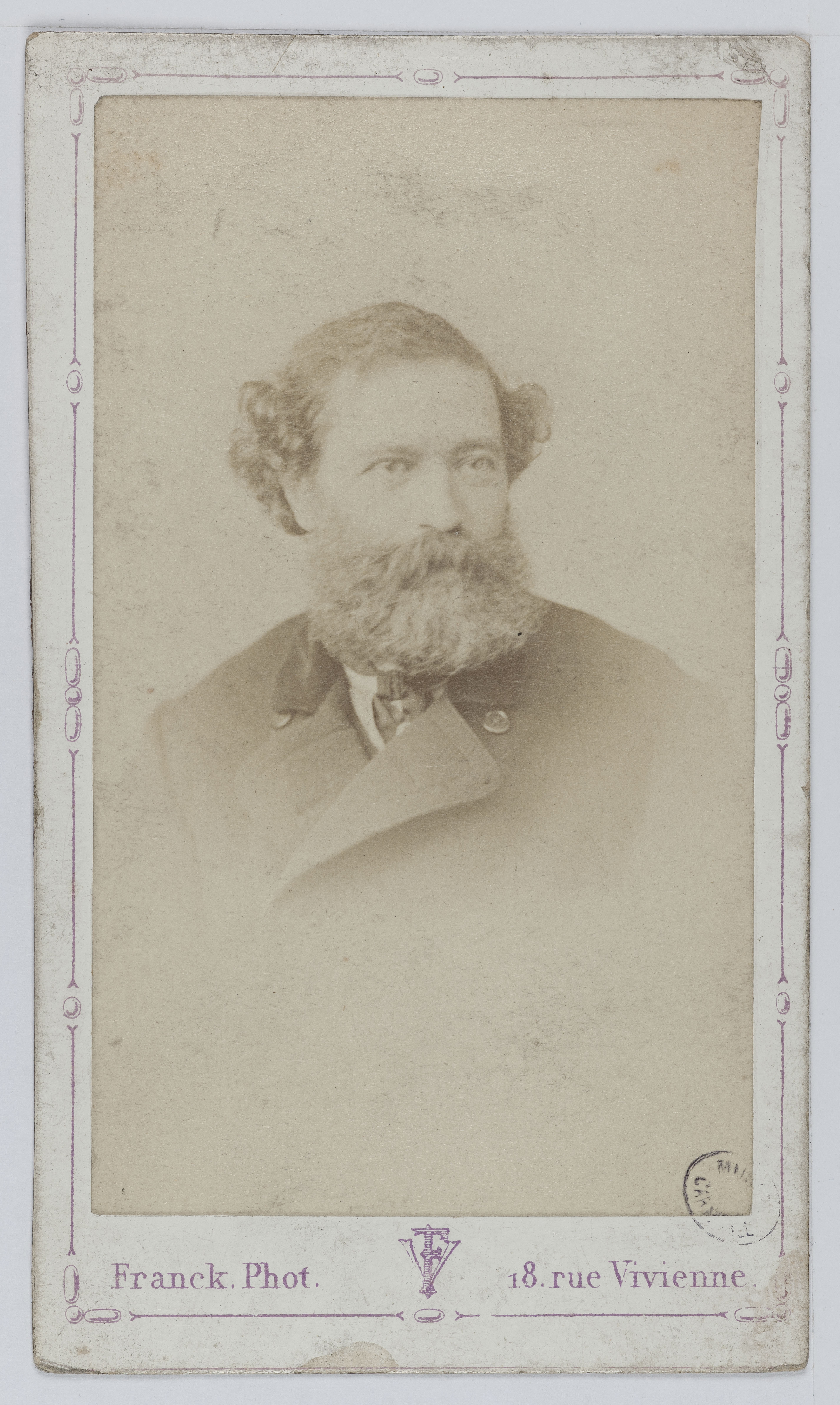 Franck, Portrait de Félix Pyat (1810-1889), avocat, écrivain, député, journaliste et membre de la Commune en 1871.