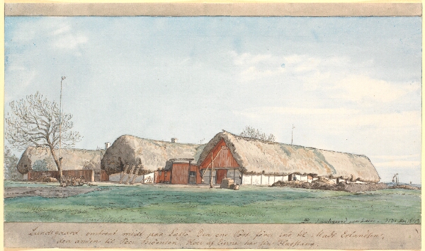 P.C. Skovgaard, Lundsgaard omtrent midt på Læssø.