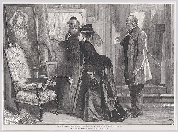 James Abbott Pasquier, A Quest for a Cousin, from "Illustrated London News"