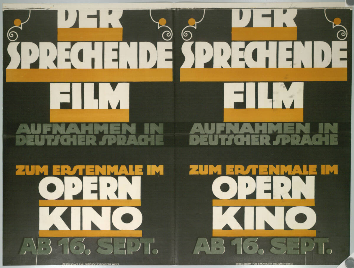 Anonym, DER SPRECHENDE FILM; OPERNKINO