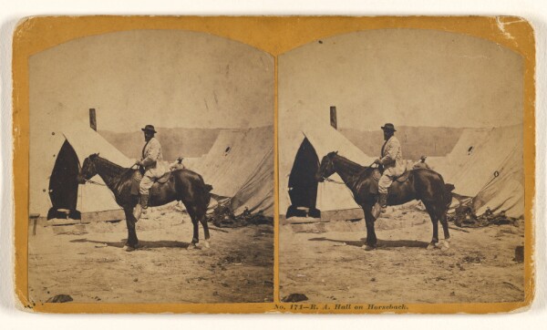 A. J. Russell, R.A. Hall on Horseback.