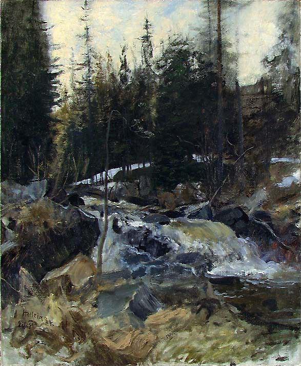 Eilif Peterssen, From Holleia