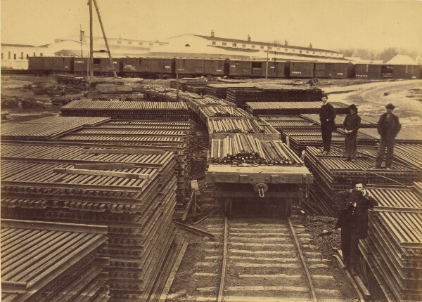 A. J. Russell, Rails of the Manassas Gap Railroad, Alexandria Va.