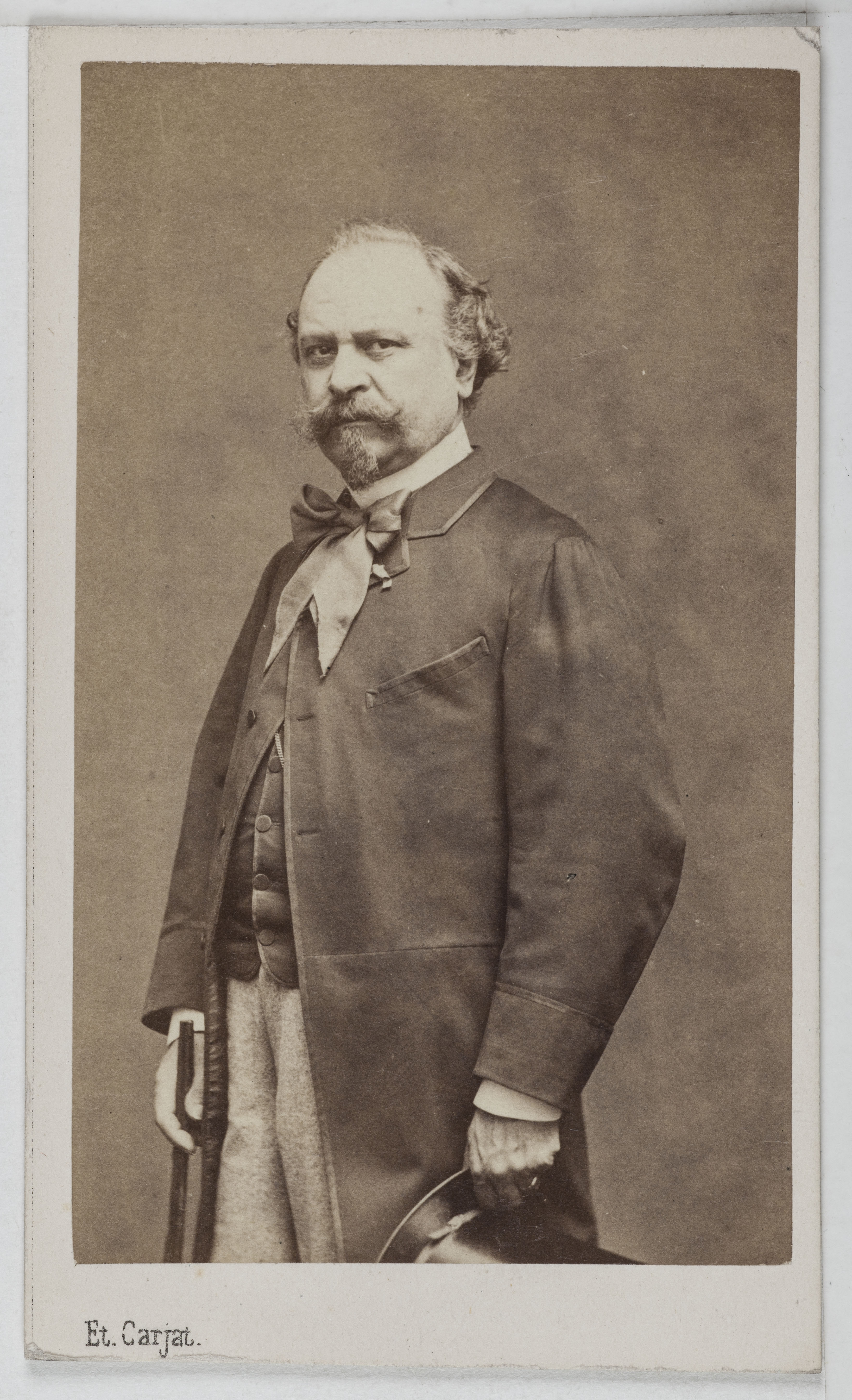 Etienne Carjat, Portrait de Guiseppe Palizzi (1813-1887), peintre italien.