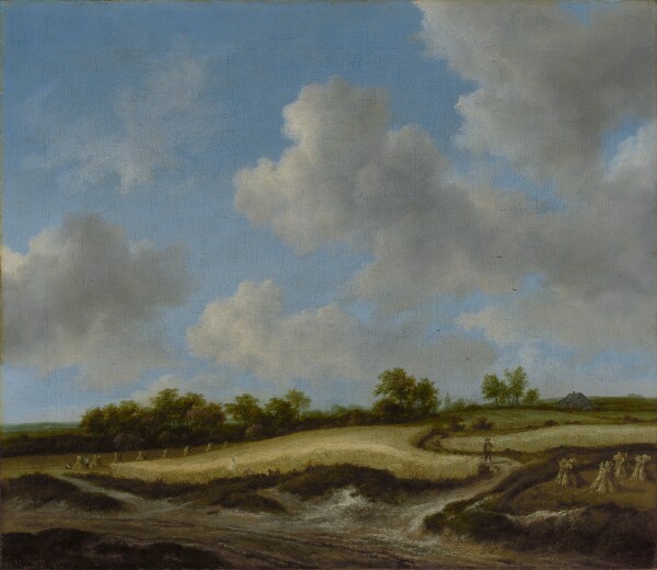 Jacob van Ruisdael, Landscape with a Wheatfield