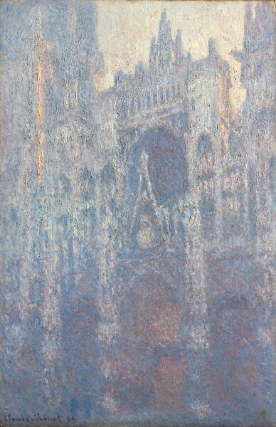 Claude Monet, The Portal of Rouen Cathedral in Morning Light