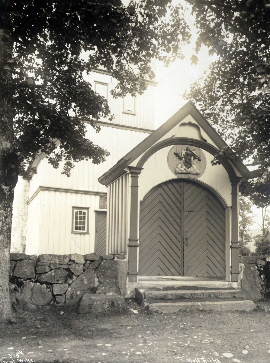 Anders Beer Wilse, Inngangsportal, Holt kirke, Tvedestrand, Aust-Agder.