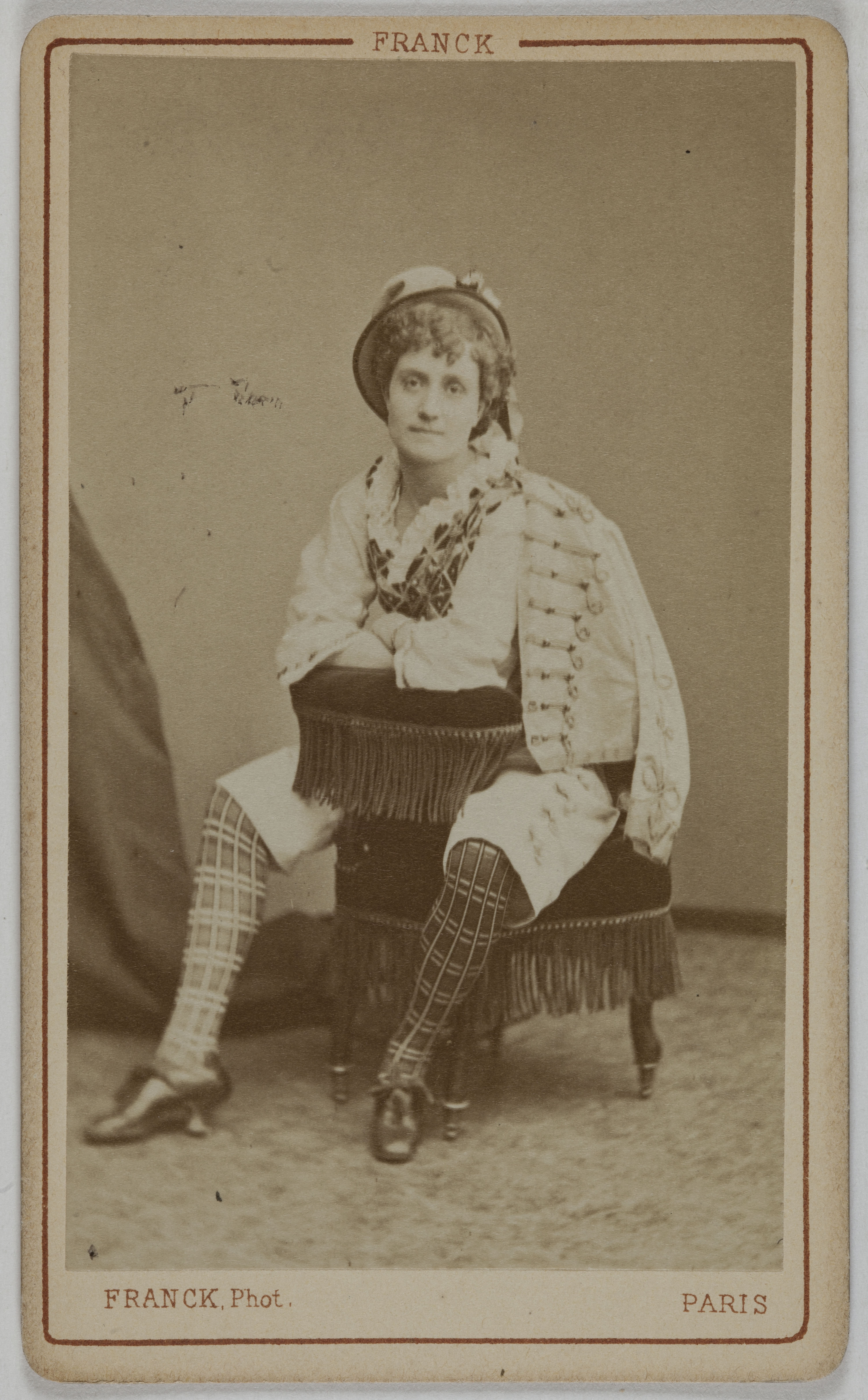 Franck, Portrait d'Eugénie Bade (actrice)