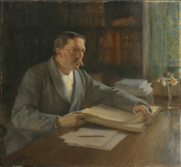 Albert Edelfelt, Författaren Viktor Rydberg